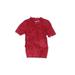 Kidpik Pullover Sweater: Red Print Tops - Kids Girl's Size 12