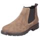 Chelseaboots RIEKER Gr. 45, beige Herren Schuhe Winterstiefel