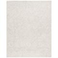 Gray/White 108 x 27 x 0.25 in Indoor Area Rug - Martha Stewart Rugs Geometric Hand Tufted Wool/Area Rug in Ivory/Gray Cotton/Wool | Wayfair