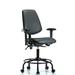 Latitude Run® Vinyl Chair - Desk Height w/ Round Tube Base, Medium Back, Adjustable Arms | 27 W x 25 D in | Wayfair