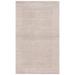 White 72 x 72 x 0.25 in Indoor Area Rug - Rosecliff Heights Bibbee Solid Color Handwoven Cotton/Wool Area Rug in Beige Cotton/Wool | Wayfair