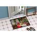 The Holiday Aisle® Jerrelle Non-Slip Indoor Outdoor Doormat Synthetics in White | 36 H x 24 W in | Wayfair B1201198466A4B71BAABCB94F462BFD9