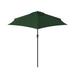Freeport Park® Foshee Market Umbrella Metal in Green | Wayfair BCHH8071 47120217
