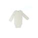 Carter's Long Sleeve Onesie: Gray Marled Bottoms - Size 18 Month