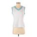 FILA Active Tank Top: White Activewear - Women's Size Small