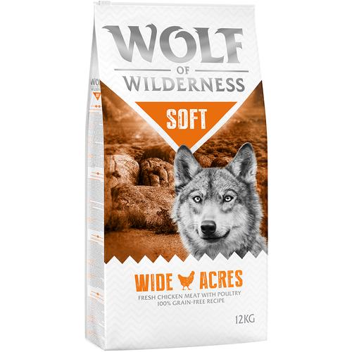 12 kg Wide Acres Huhn Wolf of Wilderness Hundefutter trocken