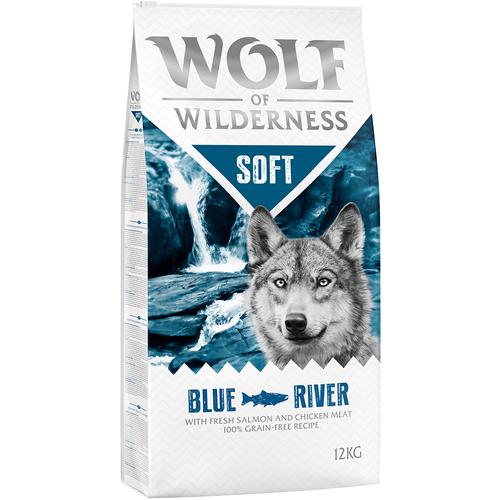 12 kg Blue River - Lachs Wolf of Wilderness Hundefutter trocken