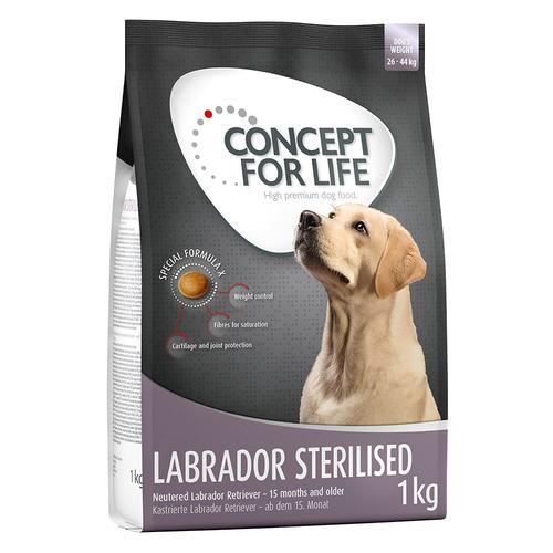 4 x 1 kg / 1.5 kg Concept for Life zum Sonderpreis! - 4 x 1 kg Labrador Sterilised