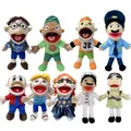 Game Jeffy Hand Puppet Doll Toy Talk Show Roleplay Movable Mouth Props Chef Police Prince Dad Mom