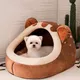 Foldable Pet House Puppy Kennel Mat for Dogs Animals Cat Kitten Nest Small Dogs Basket Teddy