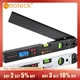 Eoteck 0-225 ° lcd digital winkelmesser waage winkel messer 400mm elektronisches messwerk zeug