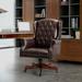 Maximiliano Modern Swivel Executive Chair with Tufted Back by HULALA HOME