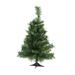 6.5' Pre-Lit White River Fir Pencil Artificial Christmas Tree Clear Lights