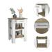 2 Layer Storage Shelves Kitchen Island Modern Snack Tables w/ Drawers & Towel Rack Chair Side Table Sofa Tables Nightstands