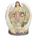 11.25" Holy Family and Angel Christmas Nativity Decoration