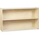 RRI Goods 2 Shelf Montessori Horizontal Bookcase with Wheels, Wooden BookShelf Organizer Kids Supplies Storage Unit