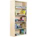 RRI Goods 5-Shelf Classic Bookcase, Wooden Wall Bookshelf Organizer for Books, Toys, Office, and Kids Supplies, Natural