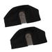 2Pcs Mesh Dome Wig Caps U Part Weaving Wig Caps Stretchable High Elastic Spandex Hair Net For Men Women Wigs Making Black