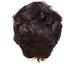 Cuekondy Women s Short Curly Hair Mixed WithHeadband Suitable For Women s Wigs Wig Black Small Curly Short Hair Fiber High Temperature Silk Wig Headgear