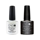 CND Shellac Nail Polish - Negligee + Dark Diamonds