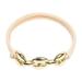 WOXINDA Colorful Hair Ties Little Hair Holders for Curly Hair Chain Leather Band Electroplating Alloy Hair Rope Hair Ring Bracelet Head Rope Bracelet Hair Band Black Elastic Women s Hair Band Bracelet