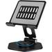 SOJUNER Swivel Tablet Stand Tablet Holder for iPad with 360 Rotating Base Aluminum Foldable Desktop Stand Holder