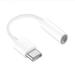 USB C to 3.5mm Audio Adapter Type C Female Headphone Jack Adapter Hi-Res DAC Cable for Samsung S21 Note 20 Ultra S20 FE Sony XZ2 XZ3 Google Pixel 5 4 3XLï¼ˆWhiteï¼‰