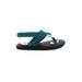 Sanuk Sandals: Teal Solid Shoes - Women's Size 6 - Open Toe