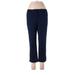 7th Avenue Design Studio New York & Company Dress Pants - Mid/Reg Rise: Blue Bottoms - Women's Size 10