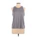 Nike Active Tank Top: Gray Activewear - Women's Size Large