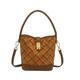 ANNI RIEL Fashion Suede Crossbody Bucket Bags for Women Woven Hobo Purse and Handbag Top Handle Hobo Shoulder Bag Satchel (Brown)