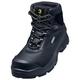 Uvex 3 lace-up boot, safets shoes S3 SRC, leather work boots for men & women, black, size 6