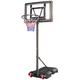 Atufare Basketball Hoop Outdoor for Kids Portable Basketball Goal System 5.5-7FT Height Adjustable, 33.5" Backboard &15" Rim, Kids Basketball Hoop Indoor Outdoor