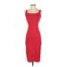 Urban Outfitters Casual Dress - Party Square Sleeveless: Red Print Dresses - Women's Size X-Small