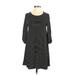 Garnet Hill Casual Dress: Black Dresses - Women's Size X-Small