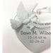 GiftsForYouNow In Our Hearts Forever Memorial Hanging Figurine Ornament in White | 4 H x 3.75 W x 0.3 D in | Wayfair 820413