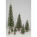 The Holiday Aisle® Vickerman Carmel Pine Artificial Tabletop Tree 9" Artificial Pine Christmas Tree, Wood in Green | Wayfair