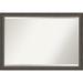 Red Barrel Studio® Whanger Wood Beveled Wall Mirror Wood in Brown | 27.5 H x 39.5 W x 1 D in | Wayfair AB76D1473EB047DAB9EE6119C59D2EEB