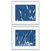 Soicher Marin 'Cyanotype Blues 2' by Isabelle De Borchgrave - 2 Piece Picture Frame Graphic Art on in Blue/White | Wayfair IDB-18-0380-S2