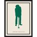 Soicher Marin 'Golfing Mushie Shot' - Picture Frame Graphic Art Print on Paper in Green | 21 H x 16 W x 2.38 D in | Wayfair PER-18-0334A