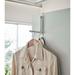 Yamazaki Home Smart over the Door Wall Hook Metal in White | 9.25 H x 0.79 W x 8.07 D in | Wayfair 5514
