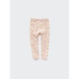 Kid's Floral Ribbed Leggings | Off White | Age 3 | UNIQLO US