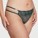 Women's Victoria's Secret Shimmer Embroidery Strappy Thong Panty