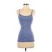 Lululemon Athletica Active Tank Top: Blue Activewear - Women's Size 2