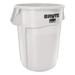 Rubbermaid FG265500WHT 55 gallon Brute Trash Can - Plastic, Round, Food Rated, White