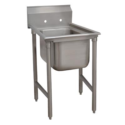 Advance Tabco 9-1-24 27" 1 Compartment Sink w/ 16"L x 20"W Bowl, 12" Deep, Stainless Steel
