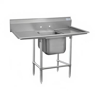 Advance Tabco 94-1-24-36RL 90" 1 Compartment Sink w/ 16"L x 20"W Bowl, 14" Deep, Stainless Steel