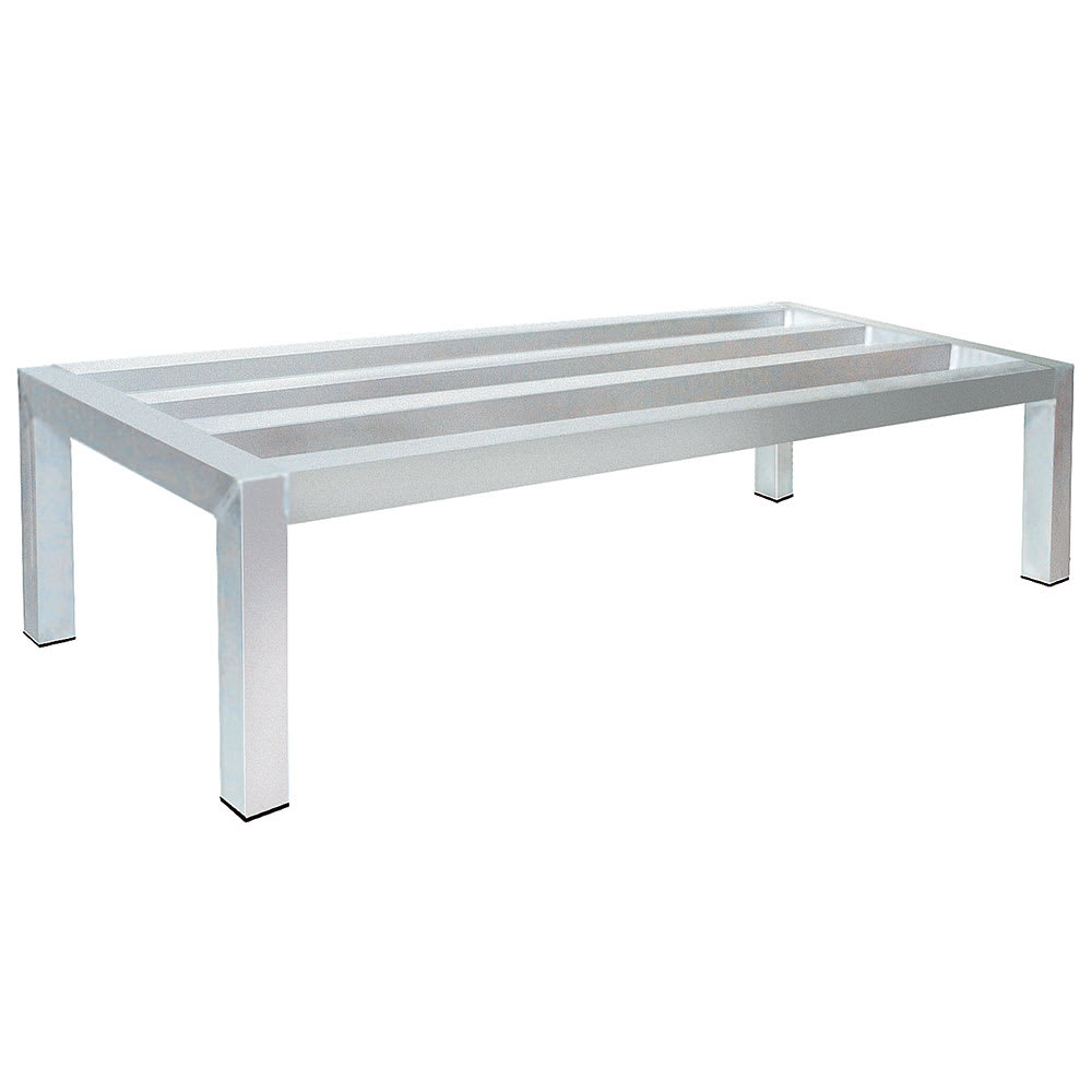 Advance Tabco DUN-2048-8 48" Stationary Dunnage Rack w/ 1800 lb Capacity, Aluminum, Silver