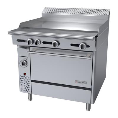 Garland C36-1-1R 36" Commercial Gas Range w/ Griddle & Standard Oven, Liquid Propane, Stainless Steel, Gas Type: LP