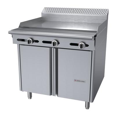 Garland C36-1-1S Cuisine 36" Commercial Gas Range w/ Griddle & Storage Base, Natural Gas, Stainless Steel, Gas Type: NG
